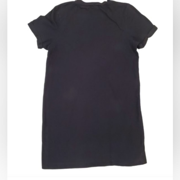 HOT TOPIC Women's Black "New Moon Who Dis?" Lace-Up Short Sleeve Dress XS - Picture 5 of 14